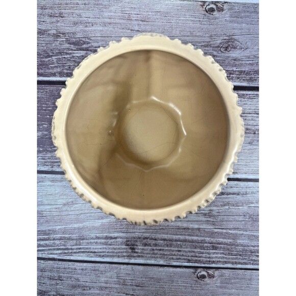 FTD 1910 Trinket Jar Candy Ginger Antique Porcelain Textured 7.5" Tall Vintage - Picture 8 of 14